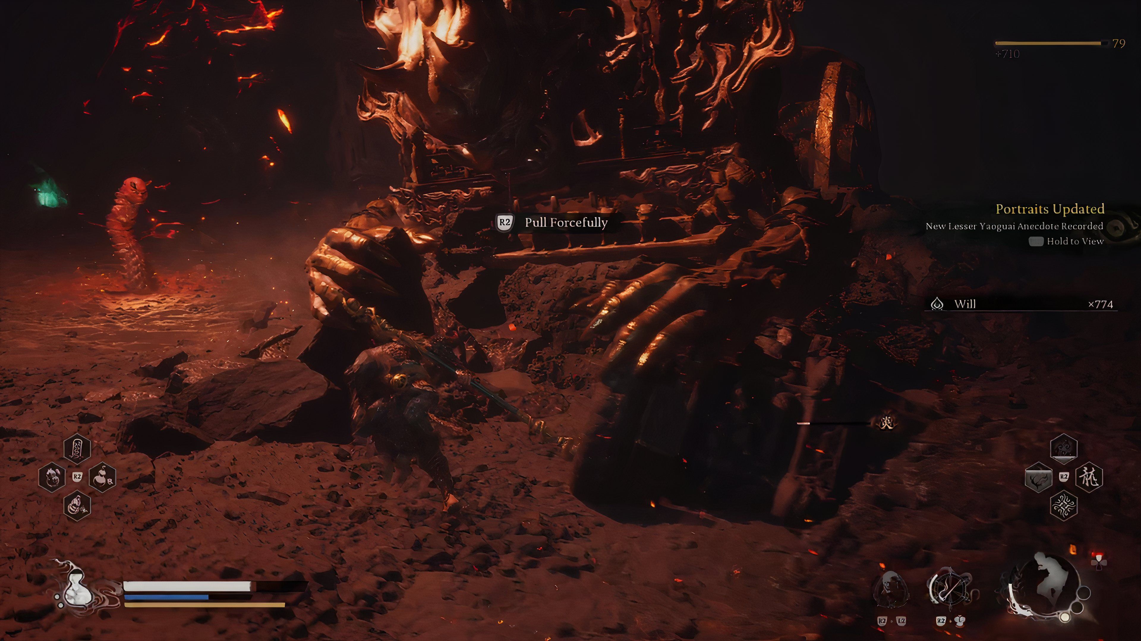 Horse Guai Chapter 5 interaction in Black Myth Wukong