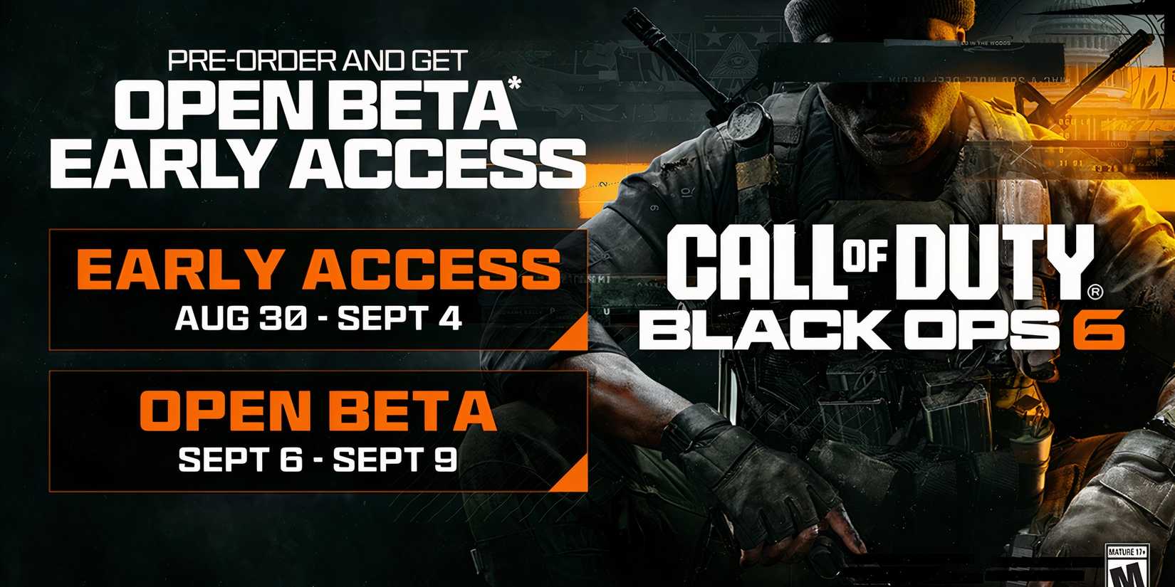 Black Ops 6 Beta Dates