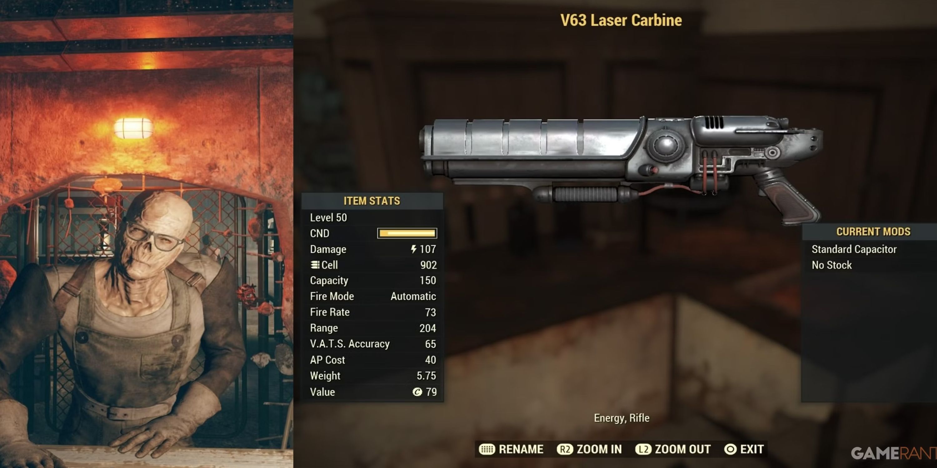 How To Get The V63 Laser Carbine In Fallout 76