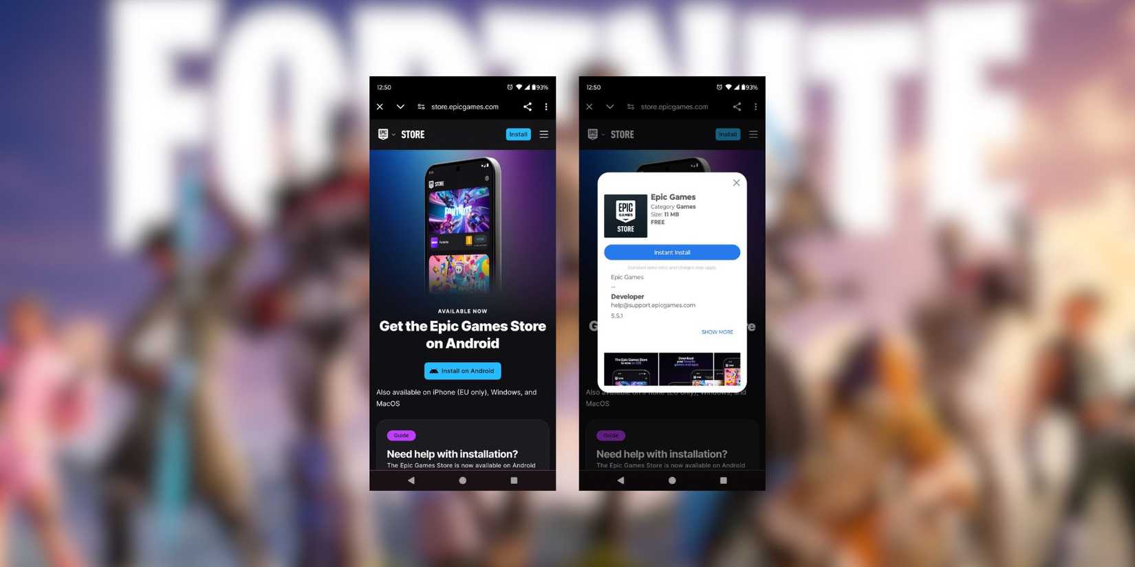 Fortnite on Android Devices Installation Instructions