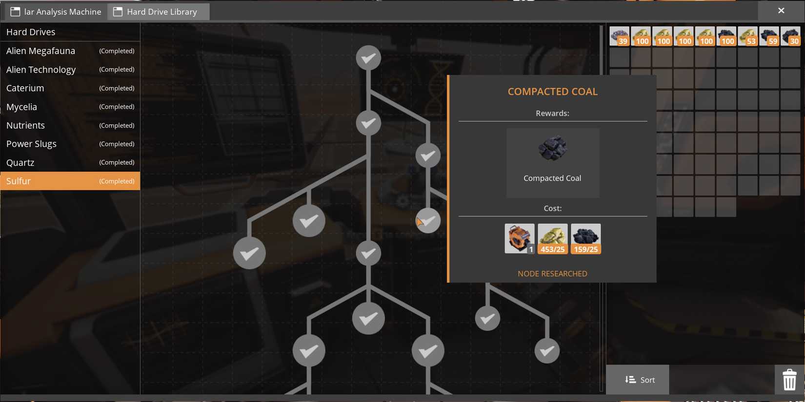 How to Unlock Compacted Coal in Satisfactory