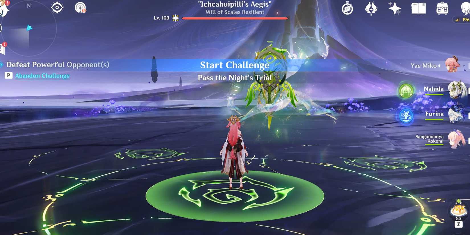 ichcahuipilli aegis in genshin impact