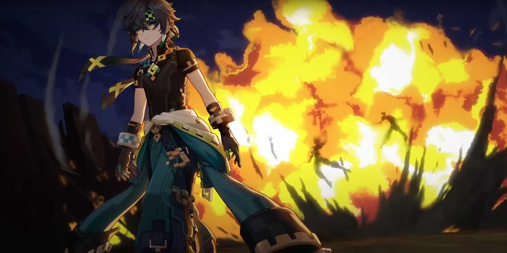 ignoring kinich burning or burgeon reaction in genshin impact