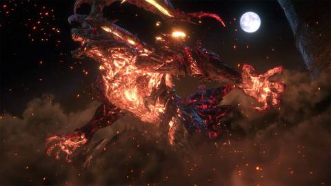 Ifrit in a Final Fantasy 16 cutscene