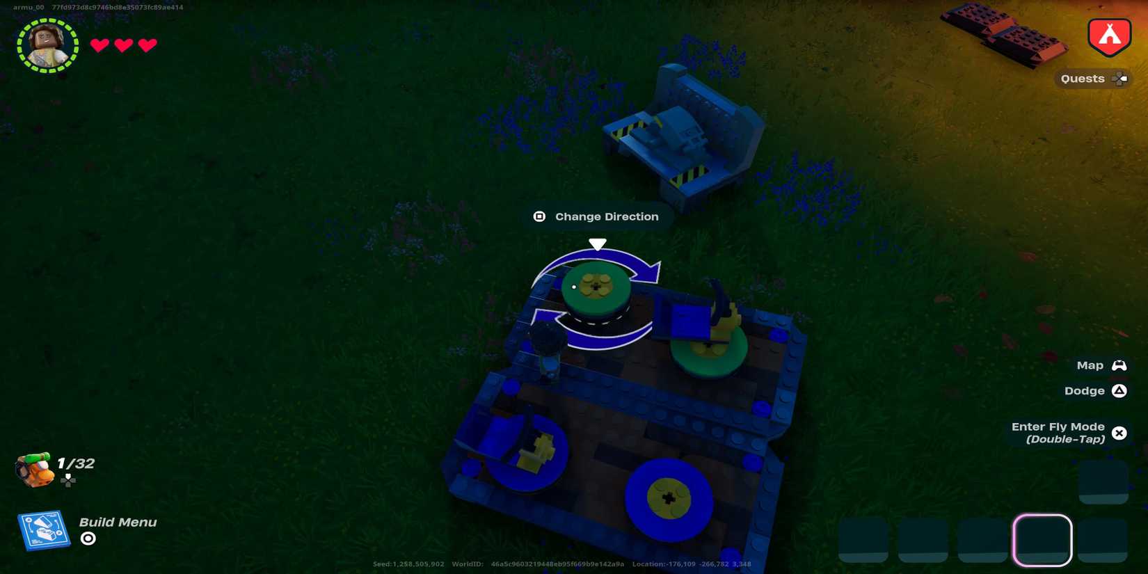 lego fortnite controllable swivel