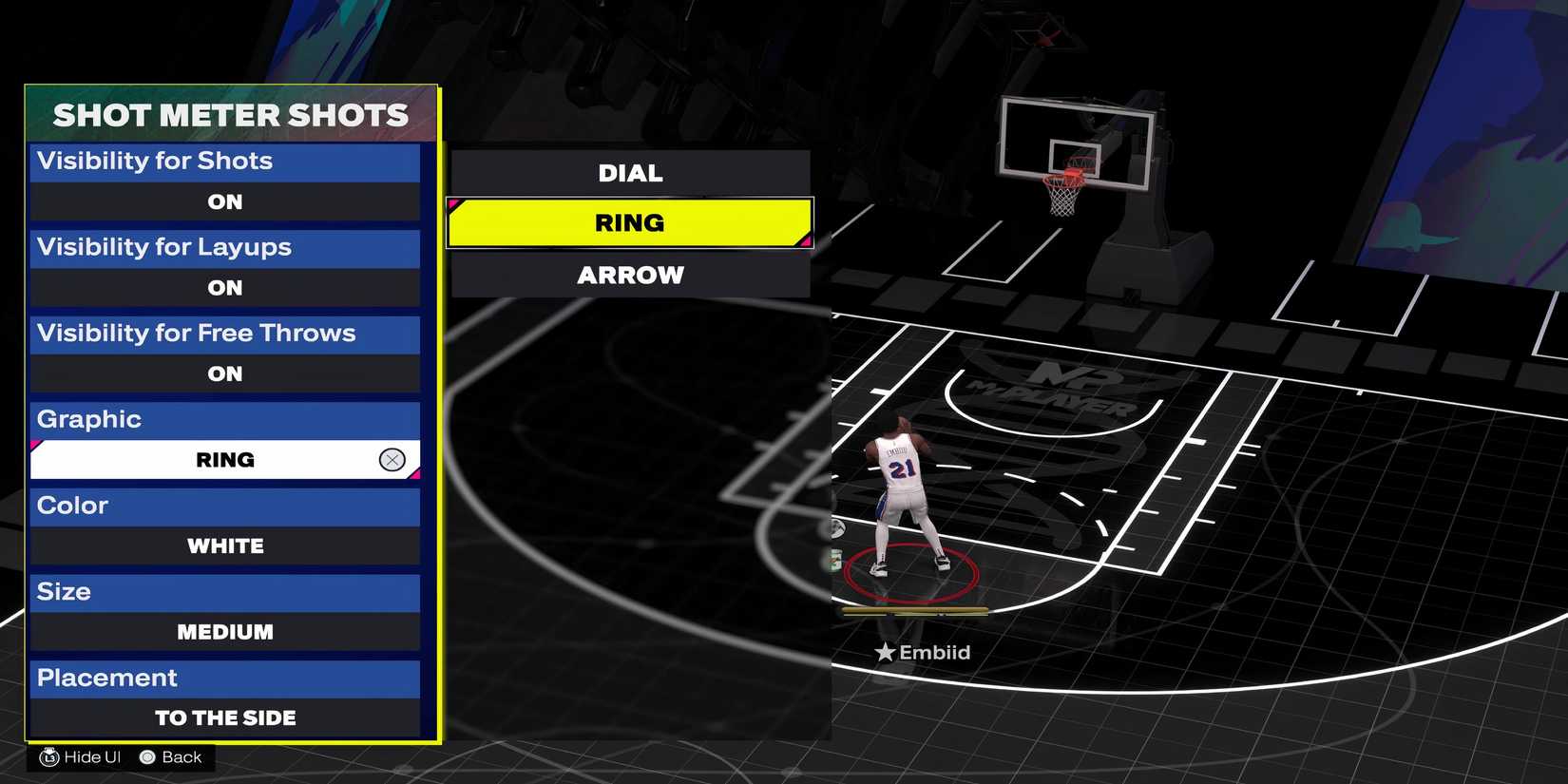 NBA 2K25 - Change Shot Meter