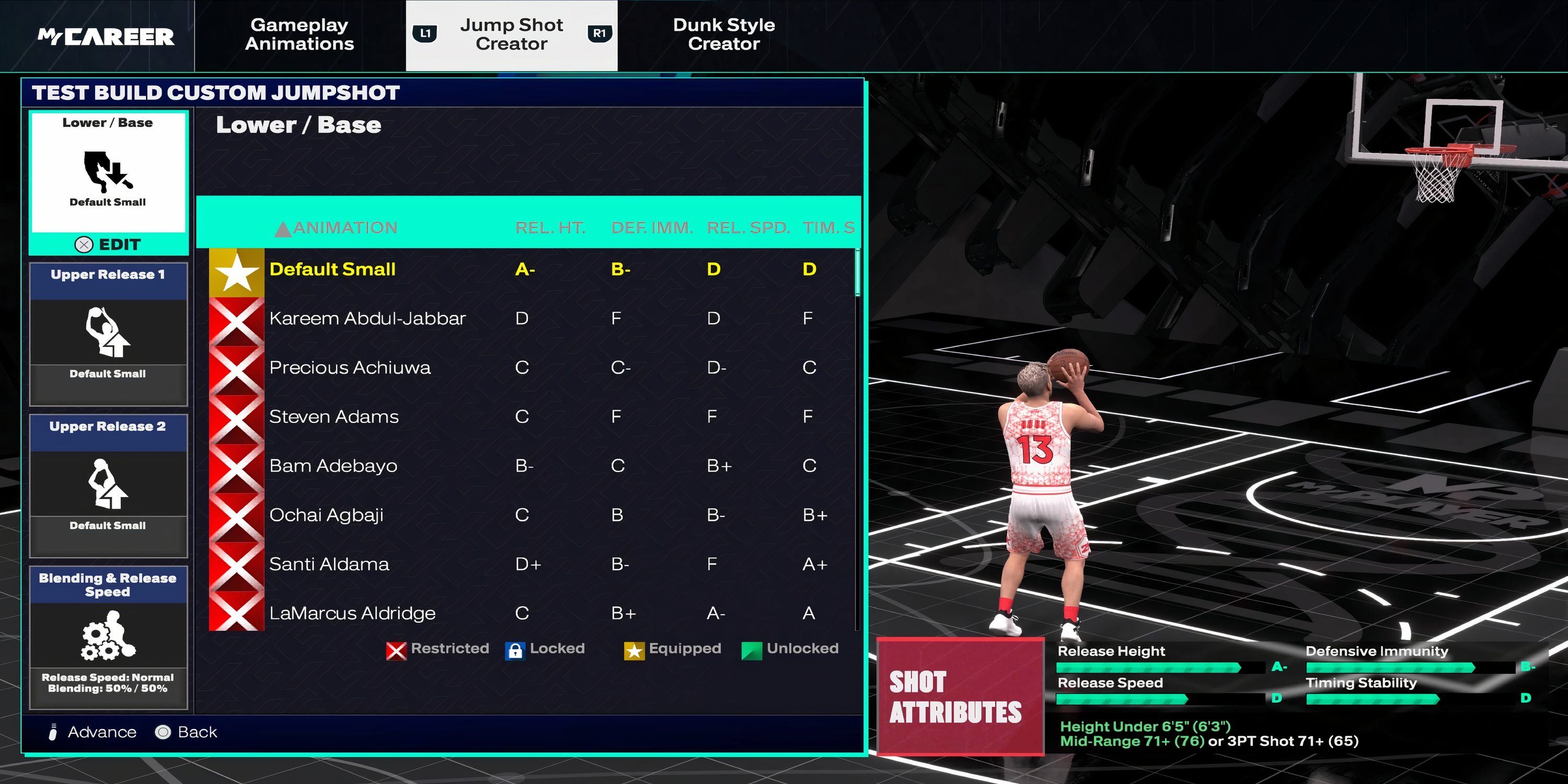 NBA 2K25 - Jump Shot Creator