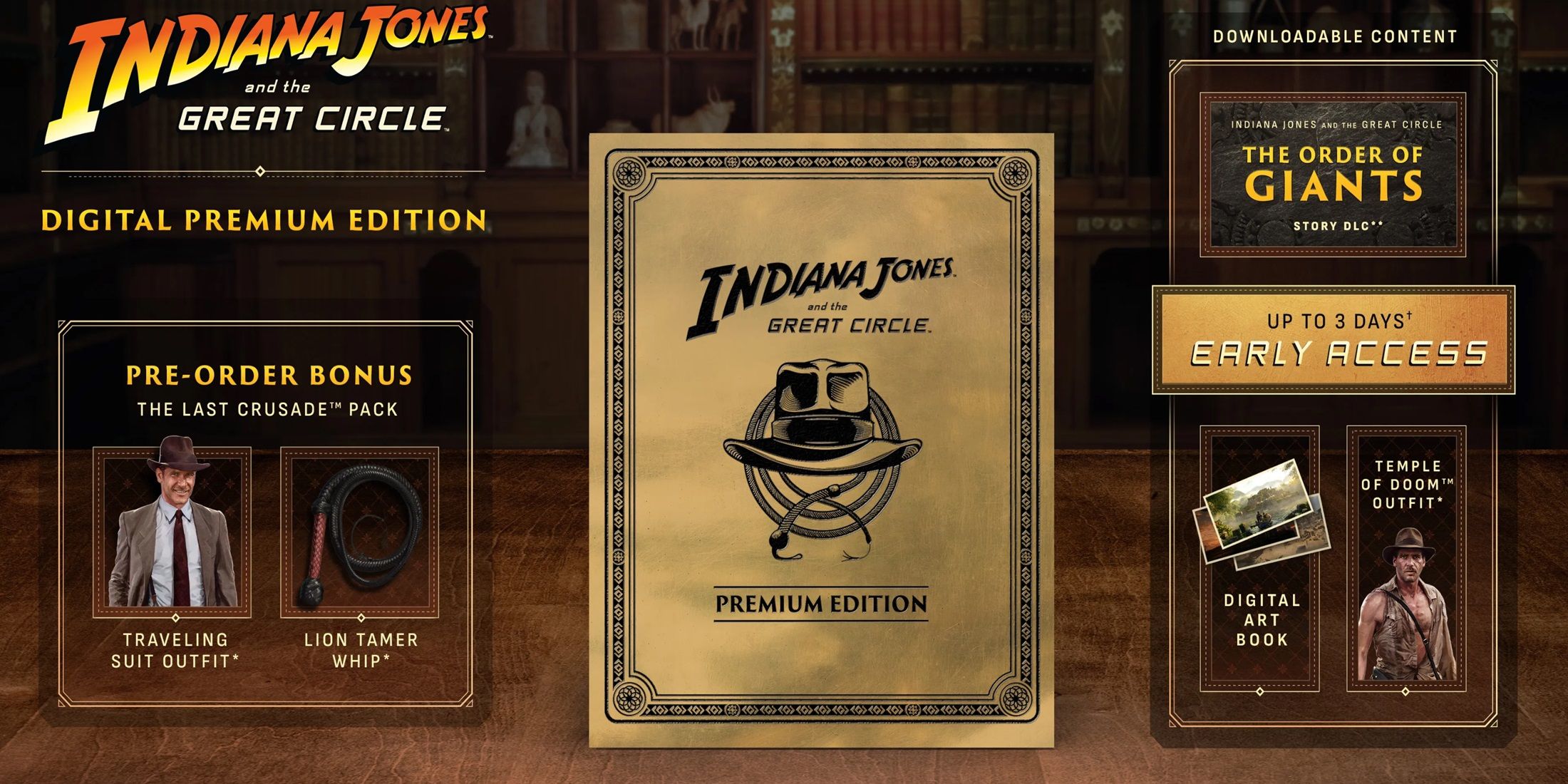 Indiana Jones Great Circle Premium Bonuses