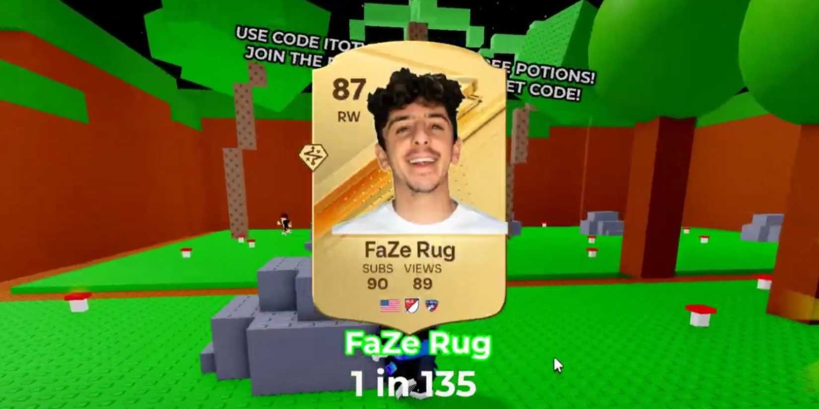 Influencer RNG FaZe Rug
