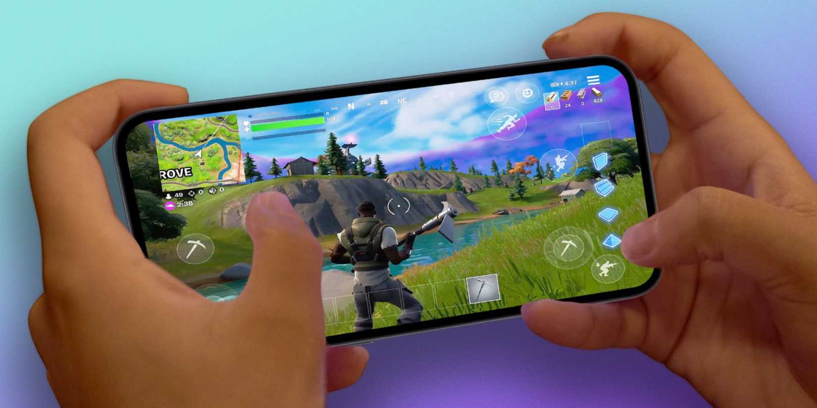 Playing Fortnite on iPhone via Xbox Cloud Gaming