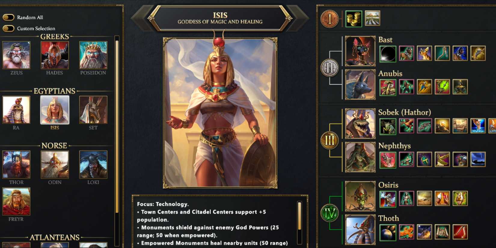 isis tech tree age of mythology retold