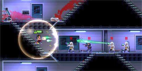 The hero attacks in katana zero 