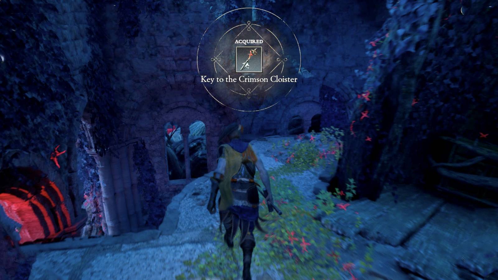 key to the crimson cloister location in enotria the last song