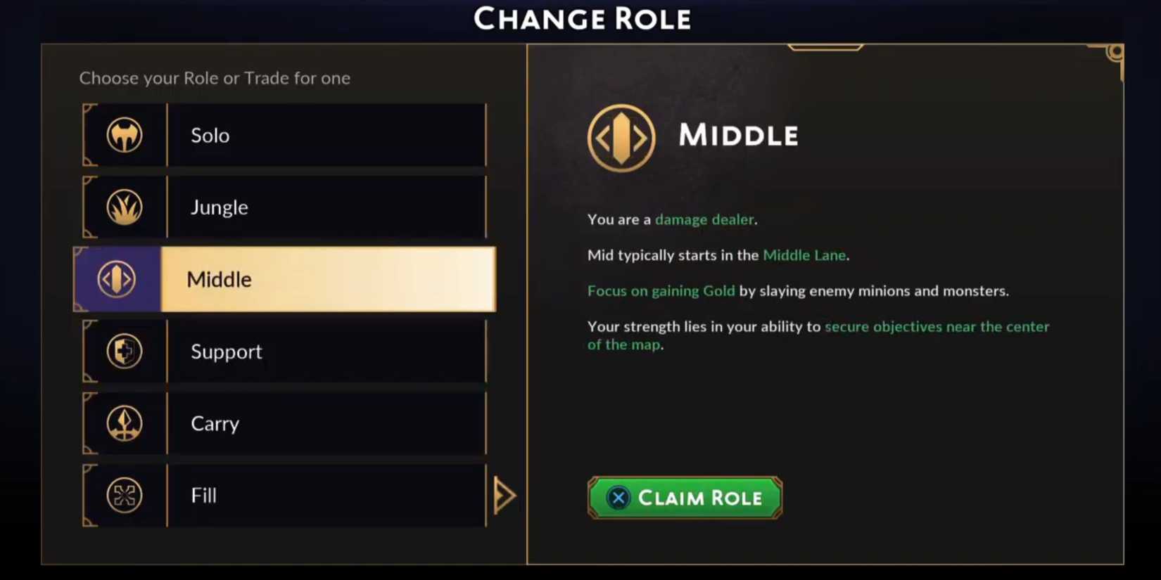 Middle Role In Smite 2