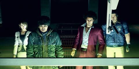 ichiban, adachi, nanba and mukoda standing together