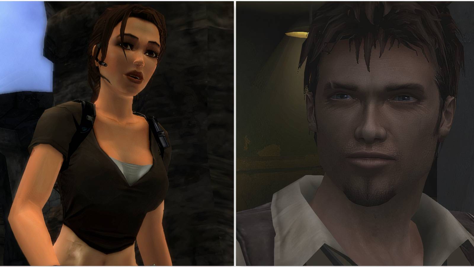 Lazarus in Ghosthunter and Lara Croft in Tomb Raider Legend