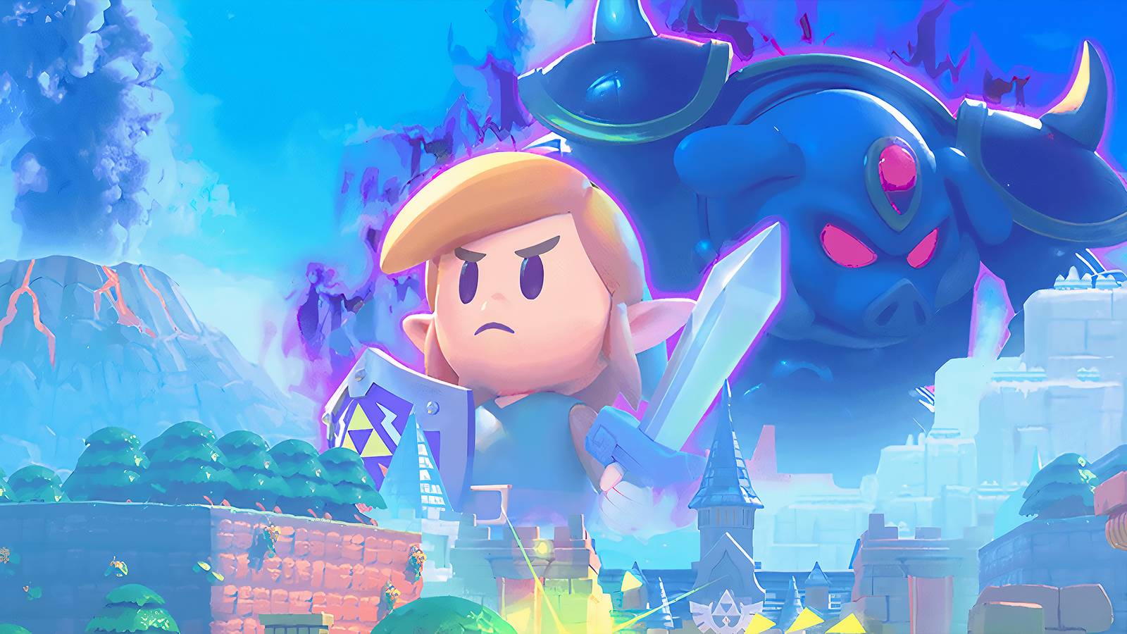 Link in Zelda Echoes of Wisdom key art