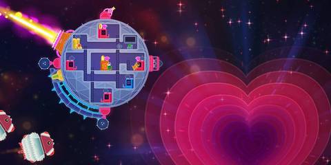 Lovers in a dangerous spacetime gameplay
