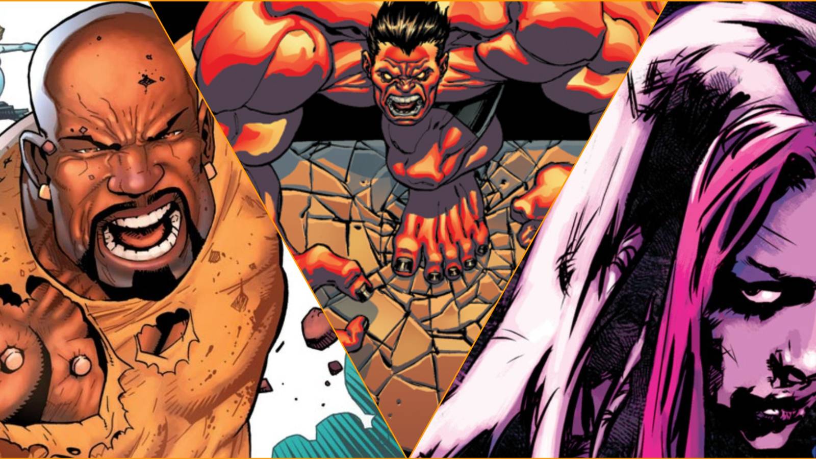 Luke Cage, Red Hulk, Songbird The Thunderbolts Marvel Strongest Members
