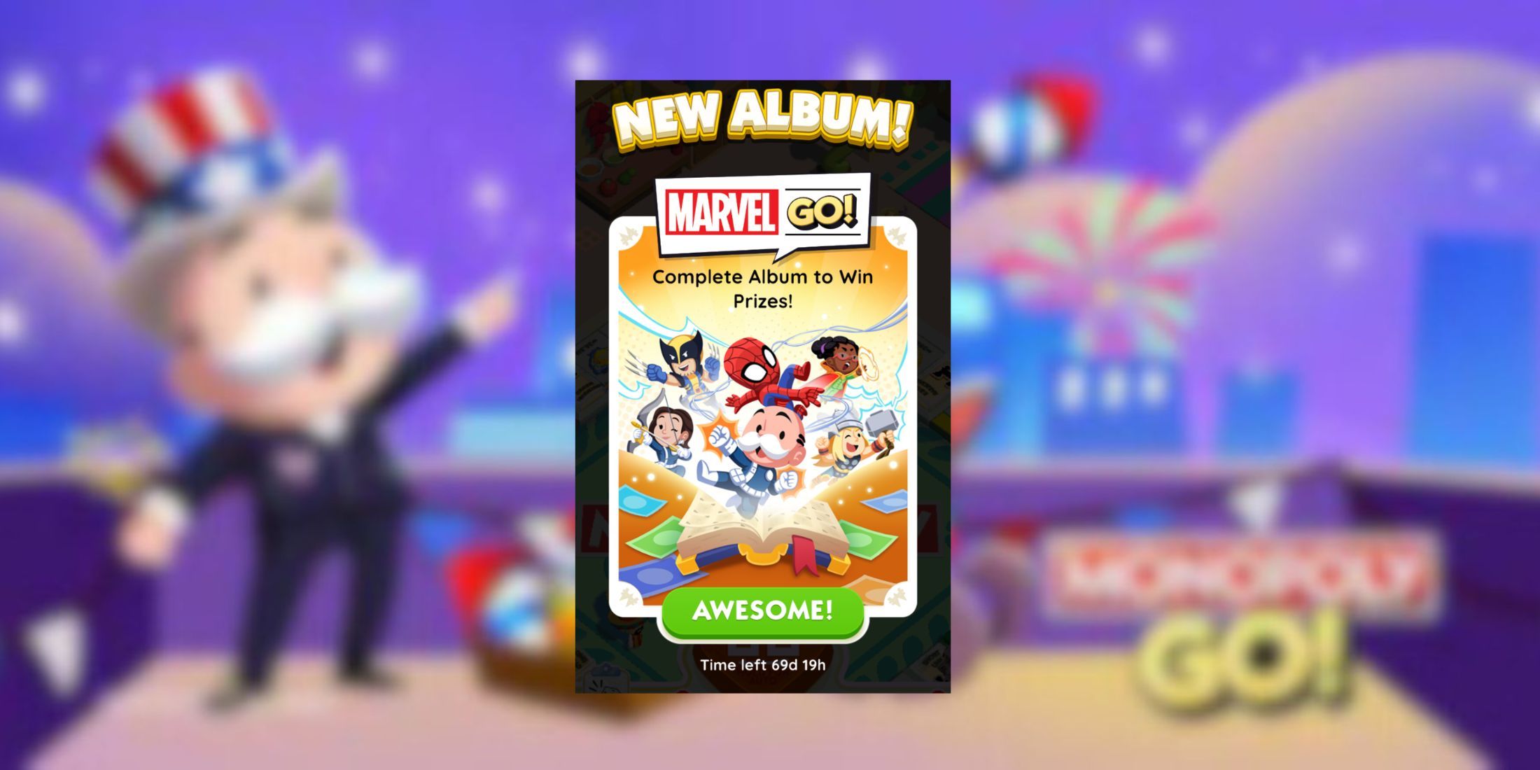 Monopoly GO: Marvel GO Stickers And Rewards