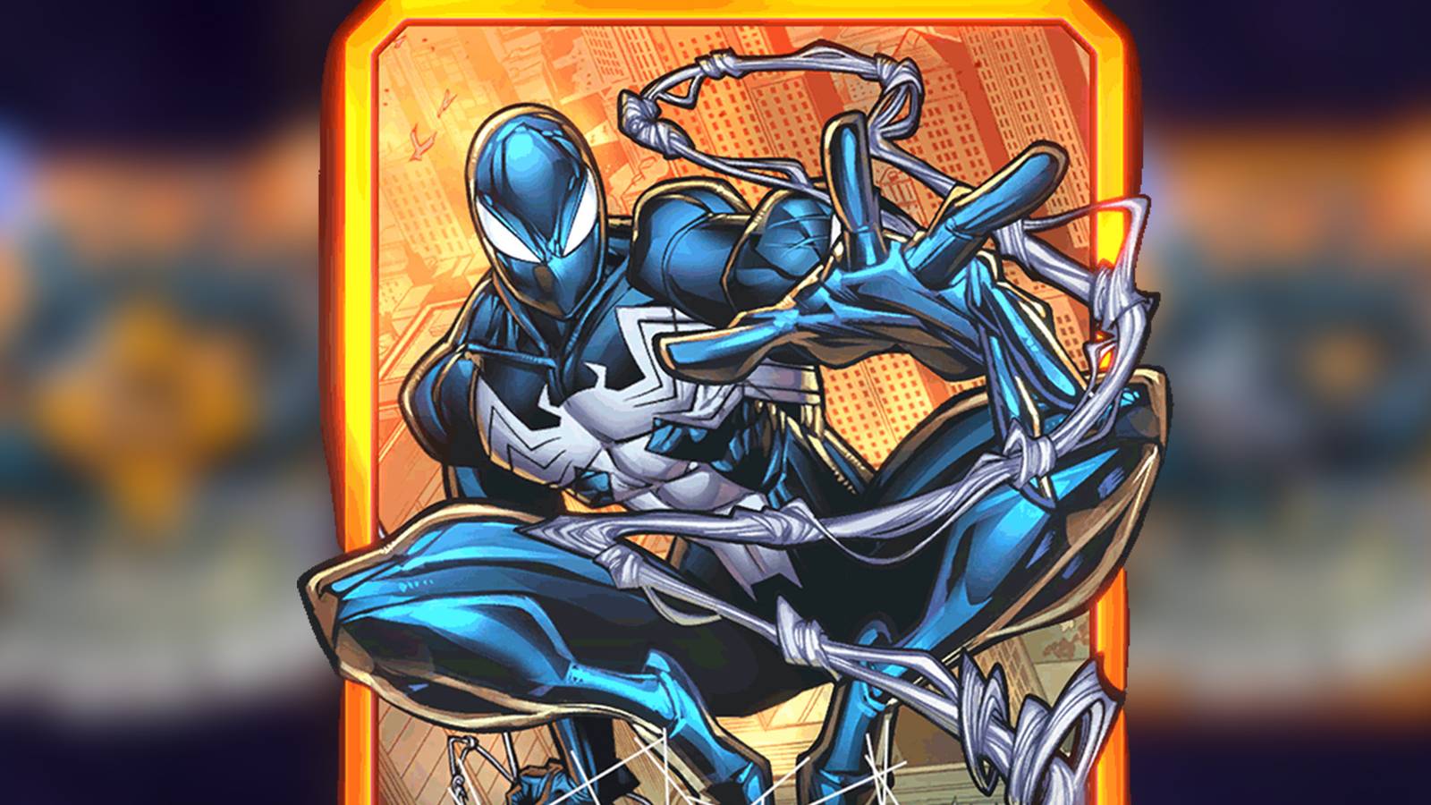 Marvel Snap Symbiote Spider-Man card 2x1 crop