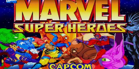 Marvel Super Heroes title screen