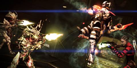 Screenshot of Mass Effect 3 multiplayer gameplay