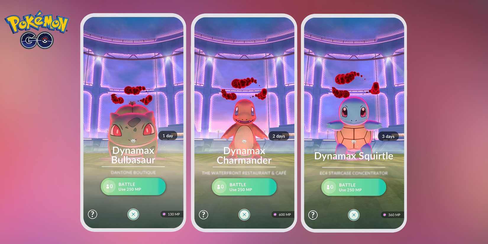 Max Battles in Pokemon GO