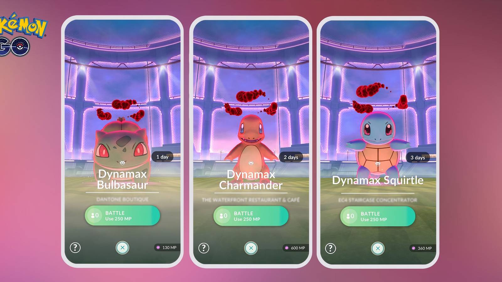 Max Battles in Pokemon GO