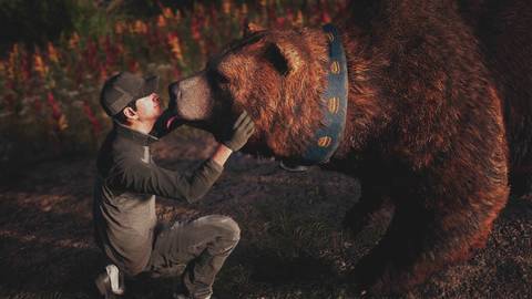 An image of Cheeseburger the bear from Far Cry 5
