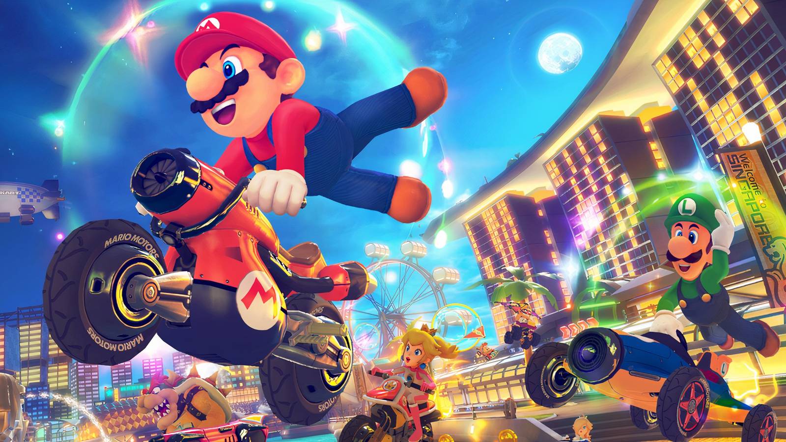 mario kart luigi and mario