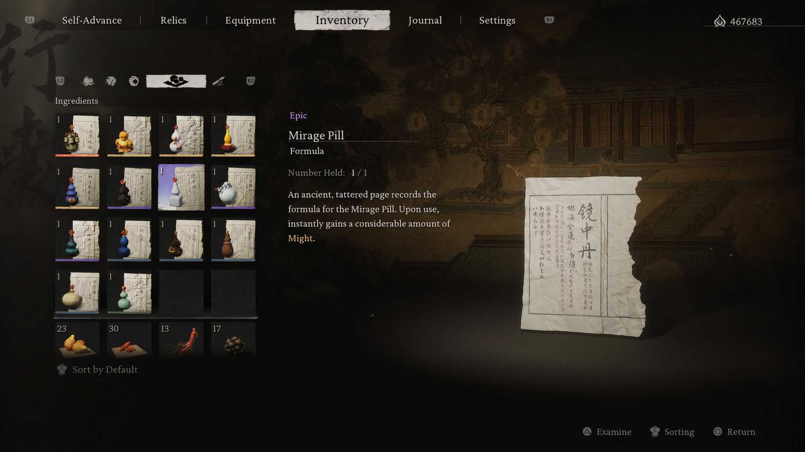 Medicine Formula in Black Myth Wukong 9