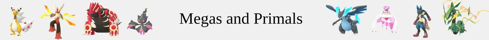 Megas and Primals Page Breaks