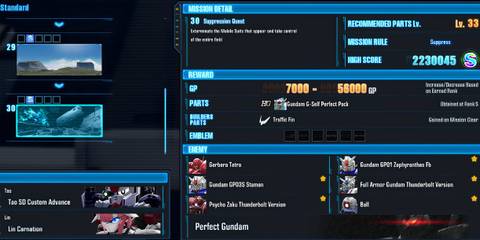 mission unit list gundam breaker 4
