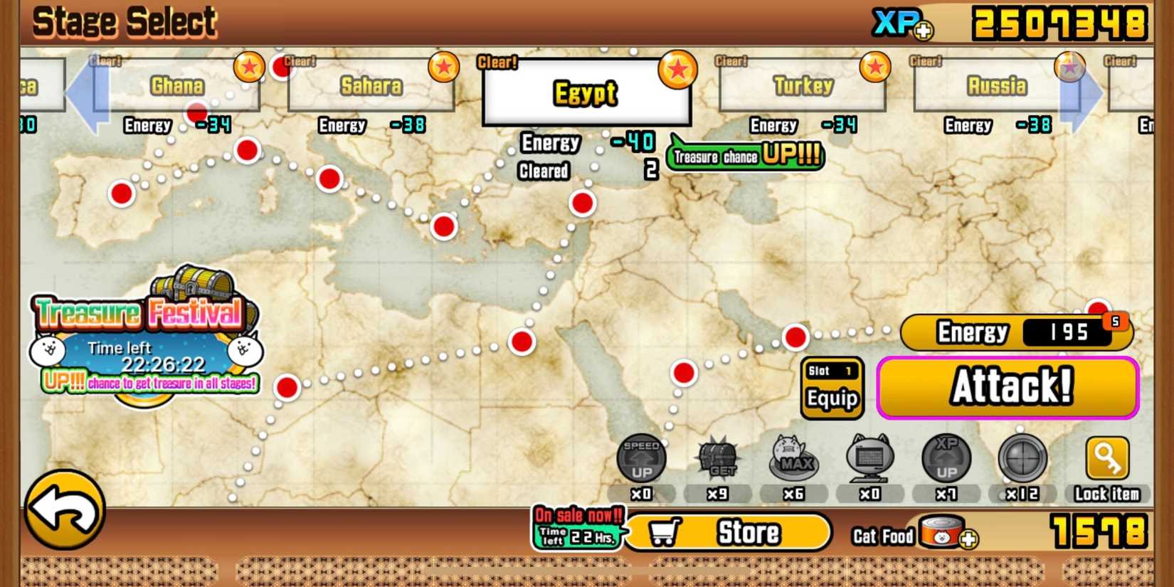 Mission Select Screen