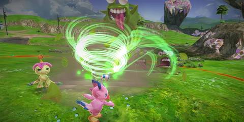 open-world combat in Digimon World: Next Order