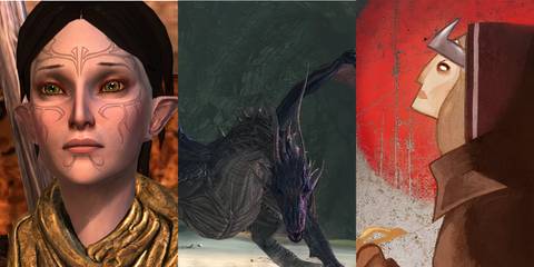 A collage from Dragon Age 2