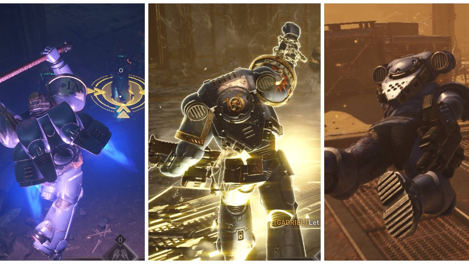 jet pack ability, righteous fury ability, grapnel launcher ability