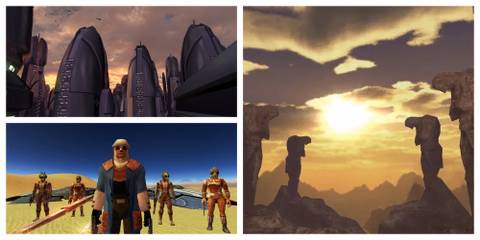 Korriban, Taris and Tatooine in Star Wars Knights of the Old Republic
