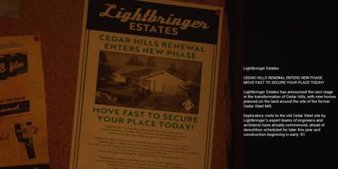 leaflet for lightbringer estate