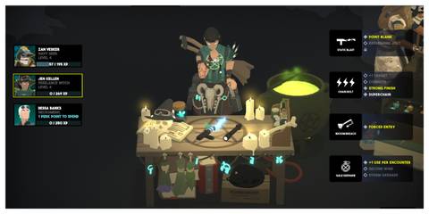 Tactical Breach Wizards - Steam Screenshot (Choosing An Upgrade)