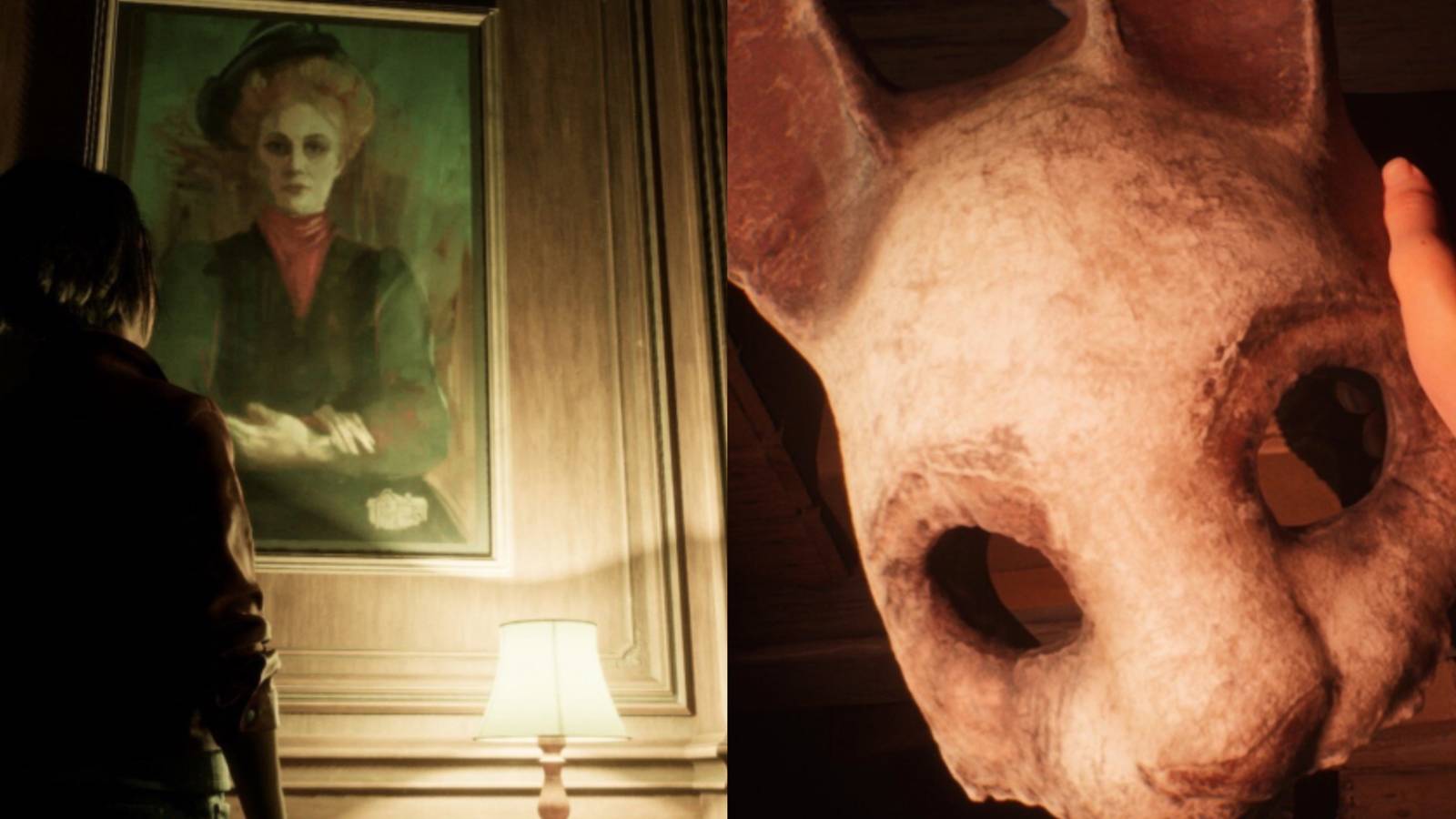 portraits and the huntress mask