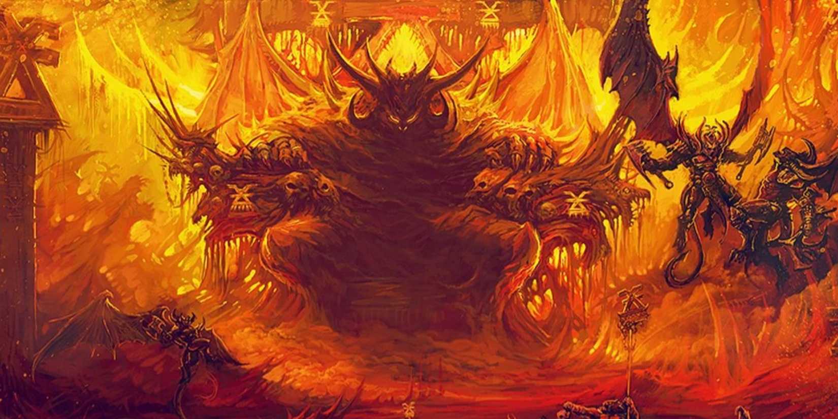 11 Weakest Gods In Warhammer 40K, Ranked Picture of the blood god Khorne