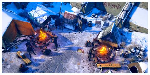Wasteland 3 - Steam Screenshot (Campfires In The Snow)
