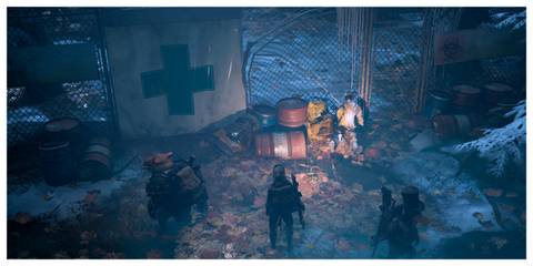 Mutant Year Zero: Road To Eden - Steam Screenshot (A Party In The Snow)