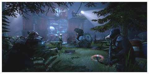 Mutant Year Zero: Road To Eden - Steam Screenshot (Approaching A Camp)