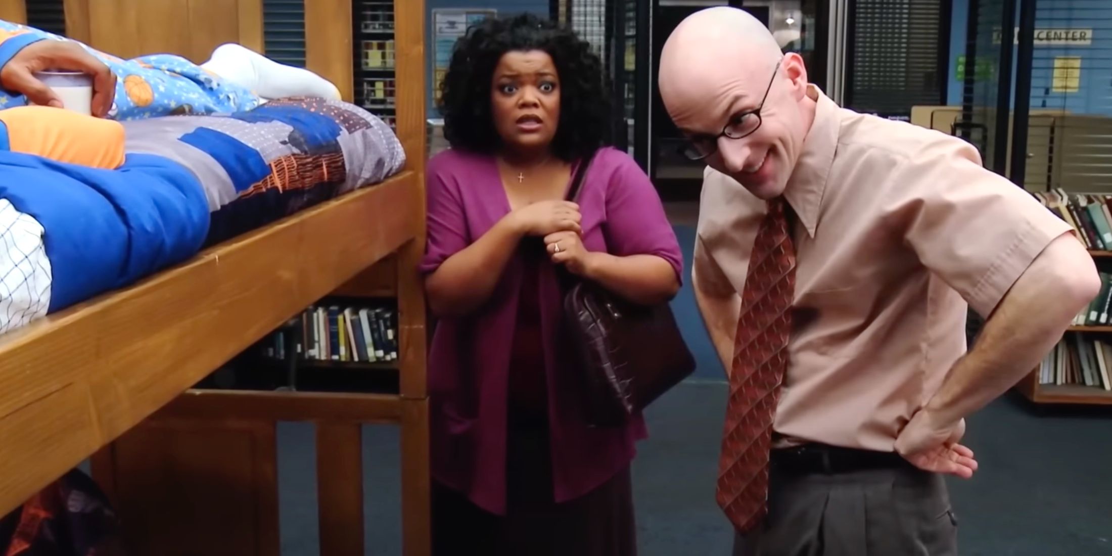 dean and shirley in the study room 