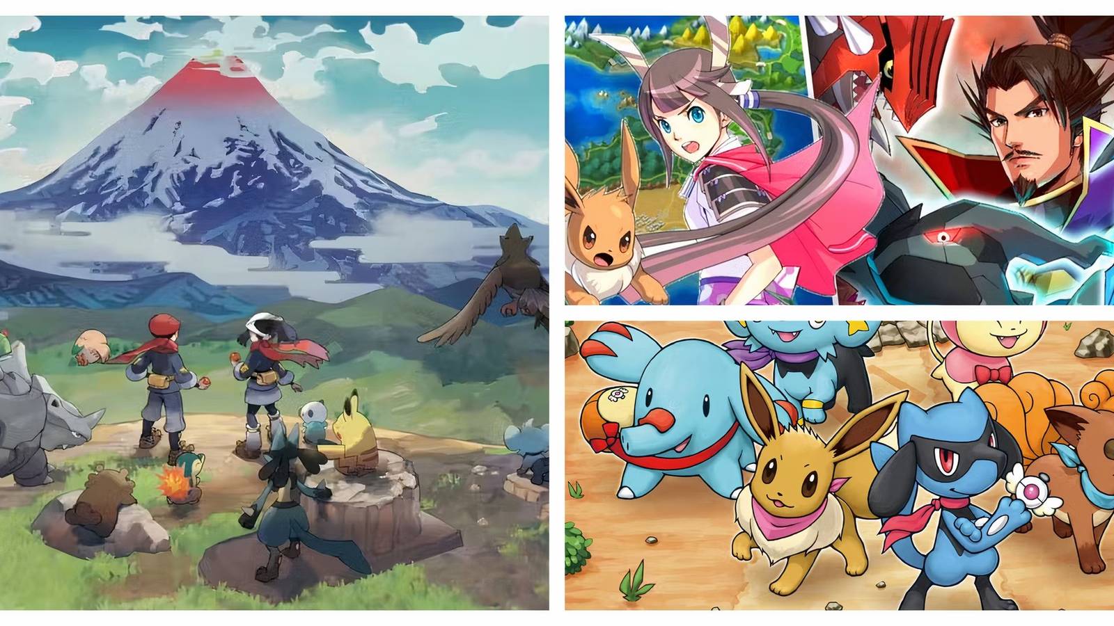 Pokemon Legends Arceus, Conquest and Mystery Dungeon as the best Pokemon spin-off games