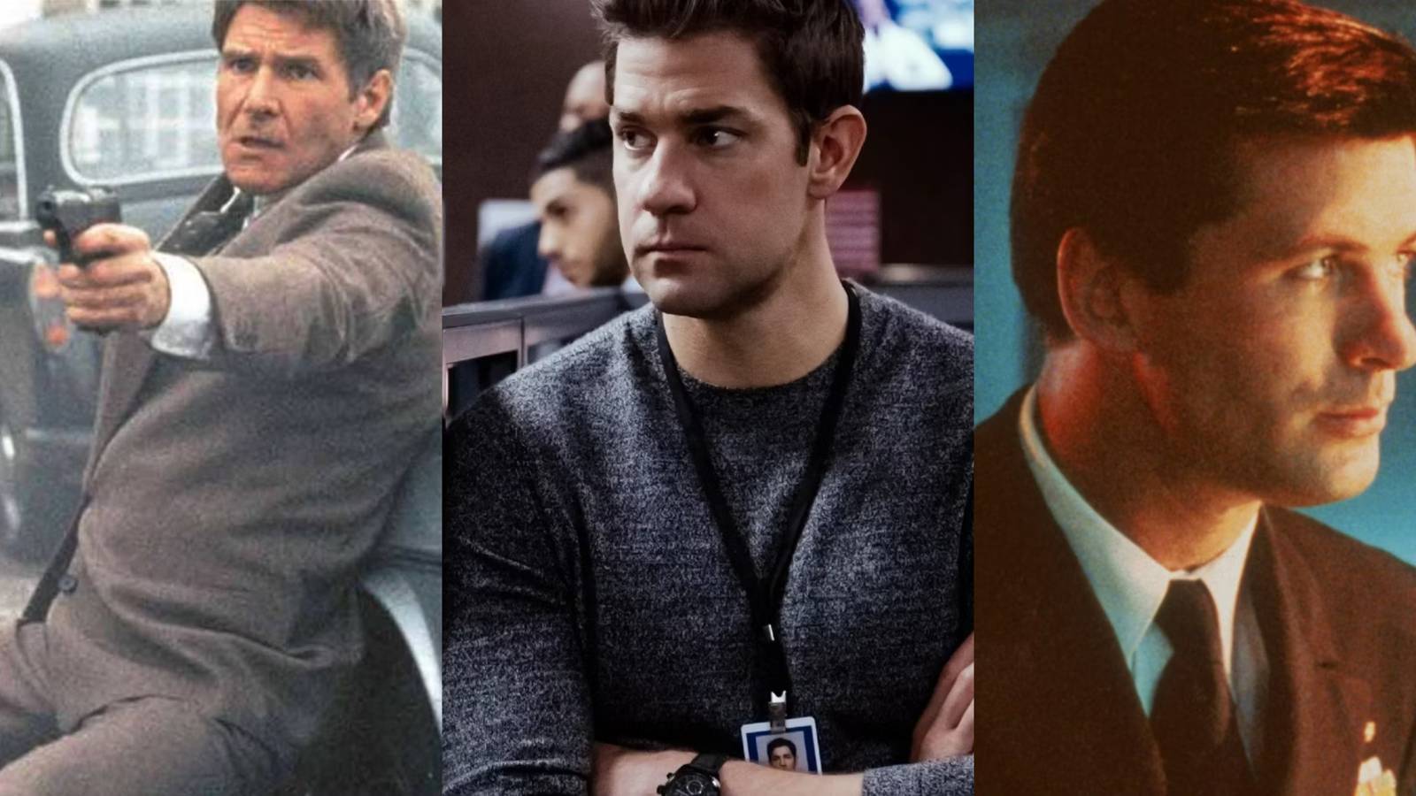 Ford, Krasinski and Baldwin as Jack Ryan