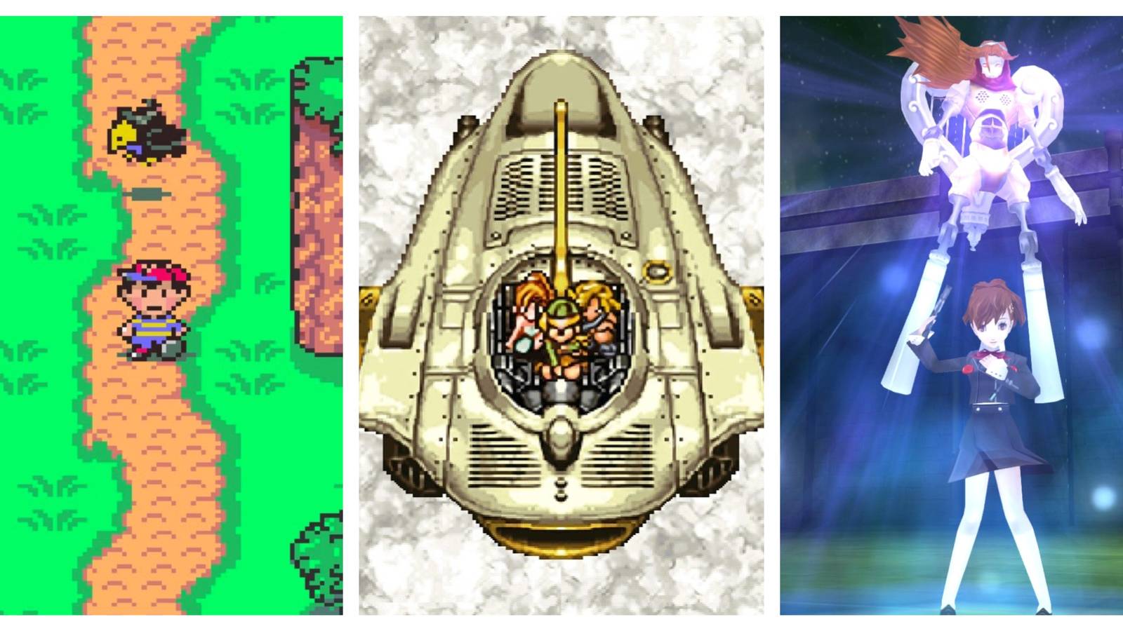 Earthbound Chrono Trigger and Persona 3 Portable